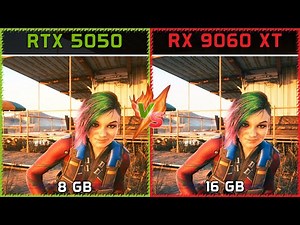 GeForce RTX 5050 vs Radeon RX 9060 XT