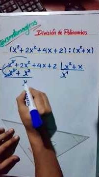 División de Polinomios por el Método Clásico | Explicación Fácil 📚✍️