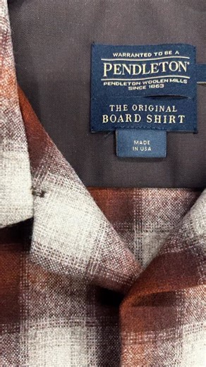 Very rare made in USA edition. Part of our best selection of Pendleton board shirts. | Greenspan's