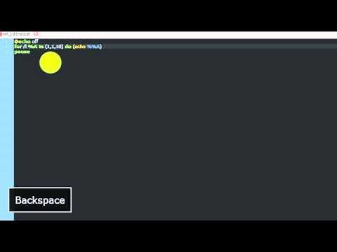batch file tutorial 7 (for command)