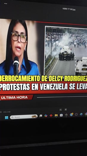 DELCY RODRIGUEZ ASUSTADA PROTESTAS EL PUEBLO SE LEVANTO #noticiasvenezuela #noticiasvenezuelahoy #venezuela