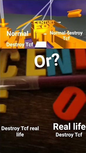 Choose the Tcf destroyed normal destroy Tcf or? TCF destroyed real life