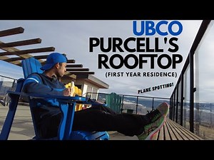 Purcell's Rooftop Terrace ! | First Year Residence at UBC Okanagan