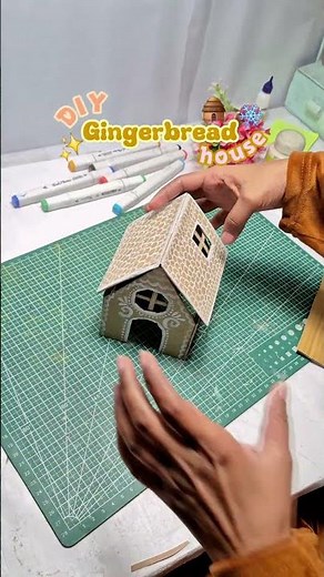 *DIY* Ginger bread house 🛖🌲✨️| diy christmas crafts