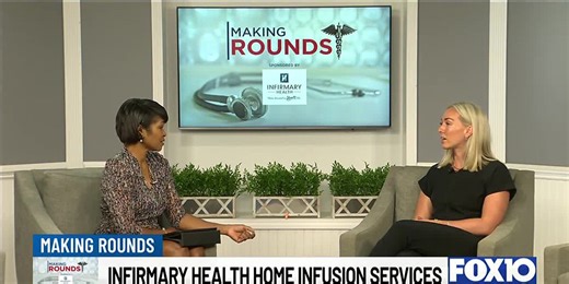 Infirmary Health offers home infusion services