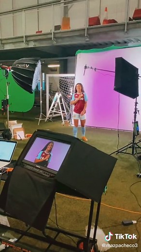 Media day - SkySports with Aston Villa? Behind the scenes ?? #fyp #villa #AVFC #football