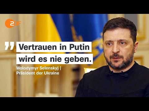 Vier Jahre Krieg: Erschöpfung, Einsamkeit, Vertrauen - Interview mit dem ukrainischen Präsidenten