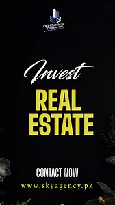 ⏳ The Best Time is NOW to Invest! 💼📈 Opportunities knock once — and today is that moment! Secure your future, grow your wealth, and step into a lifestyle you deserve. 🚀 Whether it’s commercial or residential, the right investment today will reward you tomorrow. 📞 Let #SkyAgency guide you towards smart property choices. 🌐 www.skyagency.pk #TheTimeIsNow #SkyAgency #PropertyInvestment #RealEstatePakistan #InvestSmart #LahoreProperty #BahriaTown #DreamHome #CommercialProperty #LuxuryLiving #Inv
