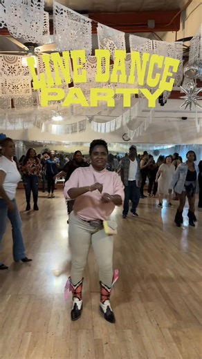 who knows this line dance?? 👀🙋🏽‍♀️ if not, don’t worry… we got something special coming 😏🔥 did somebody say weekly line dance classes? 👢 did somebody say a party next month? 👀🪩 idk… stay tuned 👀✨ #fyp #blacktiktok #viraldance #LineDance #trailride