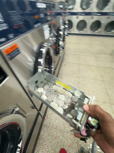 Every coin counts when you own the machine #laundromat #laundry #money #coin