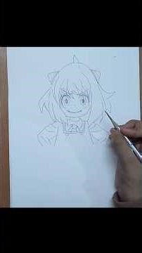 How To Draw Anya Forger | Step By Step | Spy x Family I Hr Art Studio I #drawing #arttutorials #art