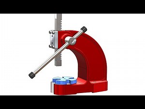 SolidWorks Tutorial # 354 : Arbor Press