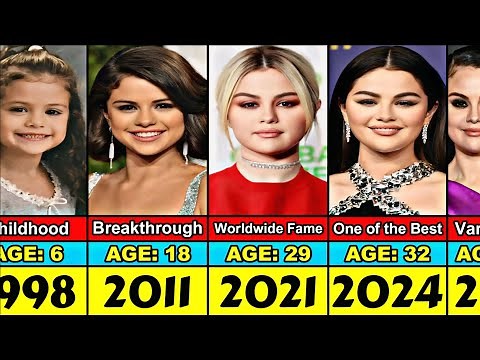 Selena Gomez Transformation From 2 to 32 Year Old