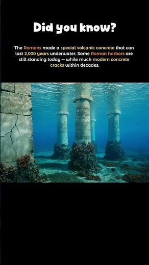 Roman Concrete That Lasts 2,000 Years Underwater — The Secret of Ancient Engineering