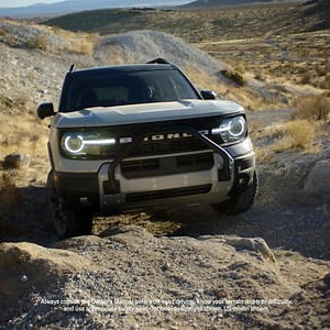 Obstacles welcome. Experience Rock Crawl Mode on the 2025 Ford Bronco Sport® Badlands® with the Sasquatch™ Package. | Ford Canada