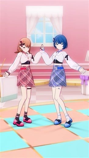 『カラフルファンデーション』みのりと遥が踊ってみた #プロセカ #花里みのり #桐谷遥