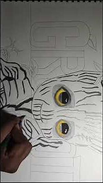 how to draw a Groot and easy tutorial for beginners