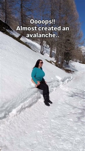 Snow Angel Challenge #challenge #bikini #model #snow