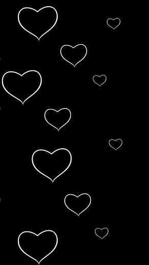 Hearts Overlay | Romantic Valentine's Day Background Loop #shortvideo