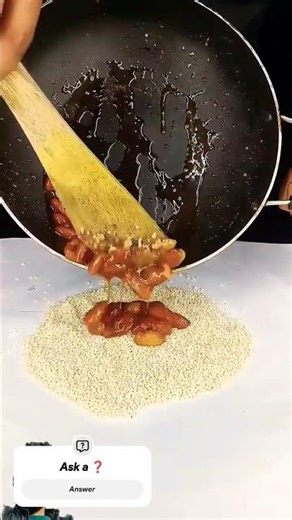 badam Almond Caramel Sesame 🌰🤤(​ #recipe​ #vairal​ #asmr​ #asmrcooking​ #summer#recipe