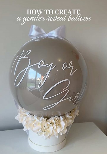 Create the Perfect No-Mess Gender Reveal Balloon