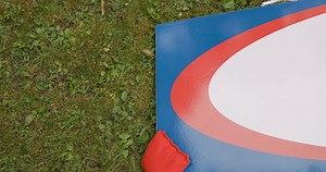 Kick off tailgate season with a DIY cornhole board! With a small investment of time and materials, you can build your own game day fun in just a few hours. Get started: https://thd.co/3AgJ13D | The Home Depot