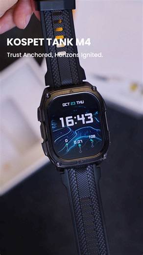 TANK M4 Smartwatch: Built for Outdoor Adventures