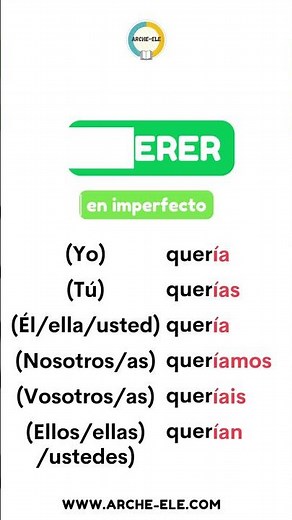 How do you conjugate the verb "querer"?