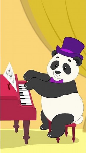 Panda Plays Piano: Perfect Letter P Performance! 🐼🎹 #abcmouse #alphabet #letters #learning