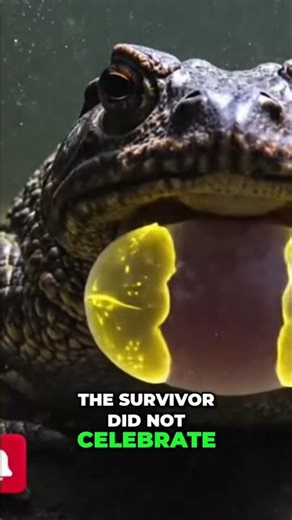 Giant Crocodile vs Exploding Toad: The Ultimate Underwater Battle! #shorts