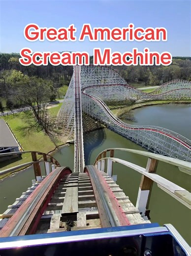 Great American Scream Machine 2026: Six Flags Over Georgia Roller Coaster
