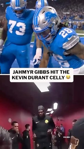 Gibbs hit the KD celly 😂 | CBS Sports