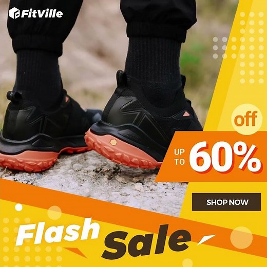 Wide Toe Box Hiking Shoes for Men | FitVille LugMax V4 | All-Terrain Trail Shoes with Extra Grip