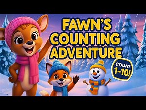 Snowmen Counting Challenge! Learn Numbers 1-10 With Secret Characters