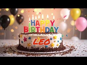 Happy Birthday Leo 🎂 | Cute Birthday Song for Kids & Family