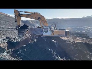 Busy Mine: Liebherr 974 Excavator Loading 4-Axle Trucks | Mining In Motion 4K - Labrianidis Mining