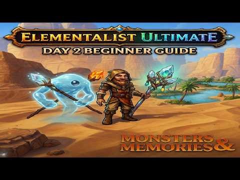 Elementalist Day 2 Beginner Guide Monsters and Memories, Elementalist Pinwheel Class Quest and More!
