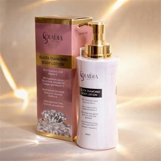 Gluta Diamond Body Lotion with Hyaluronic Acid & Glutathione