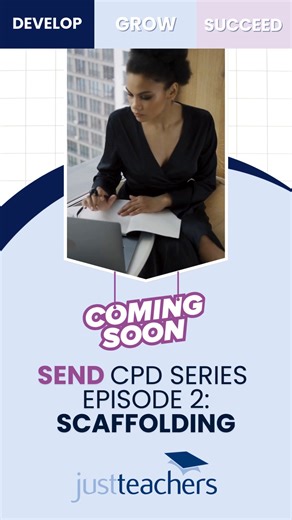 Coming soon: Episode 2 of our SEND CPD series - Scaffolding 💻 Scaffolding is key to unlocking learning for all students with SEND. Following Episode 1: Inclusive by Design, we’re excited to bring you Episode 2, developed with Alistair Crawford, Co-Chair of the National Network for Specialist Provision and Regional Manager with Whole School SEND. This episode shares practical scaffolding strategies to help educators support learners to access learning confidently, build independence and engageme