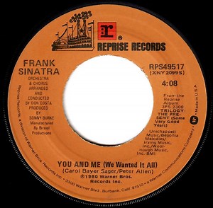 Frank Sinatra - You And Me (We Wanted It All)