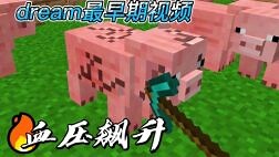 我的世界：dream最早期视频，看完血压升到10000