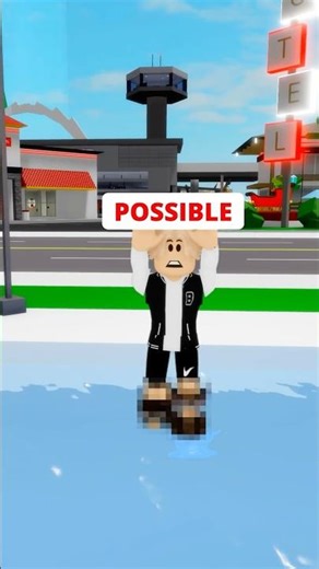 CAN YOU WALK ON WATER IN ROBLOX..😮😳 #roblox #brookhaven #shorts