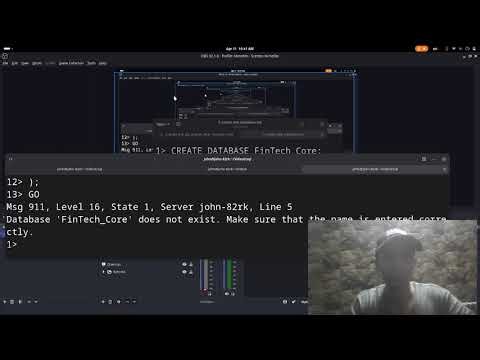 SQL DATABASE VIDEO seitsemän - 7 Luo ensin tietokanta: