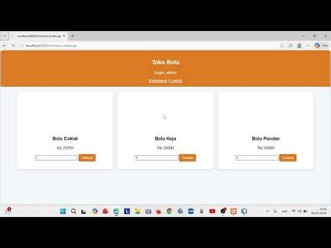 java web application - toko bolu