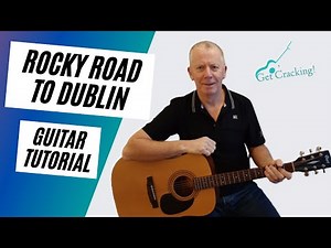 How to play Rocky Road to Dublin - easy guitar lesson with Tabs