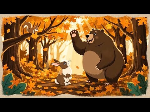 The Big Brown Bear 🐻 Fun Forest Animal Song for Kids | Dance & Stomp!