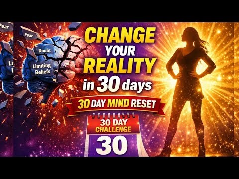 30 Day Subconscious Mind Reprogramming Challenge | Create Your New Reality #lawofassumption 🌿🦋