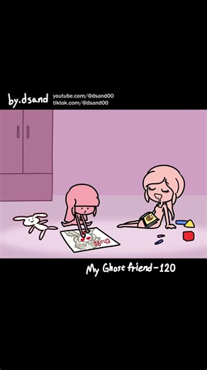 120 - Susie the Cloning Ghost👻👻😶💀 | #myghostfriend #animation #shorts #dsand #anime #cute