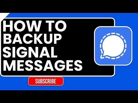 How to Backup Signal Messages | 2026 Step-by-Step Guide