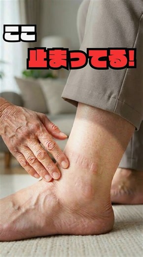 【警告】むくむ人、ここ止まってます。放置は危険！